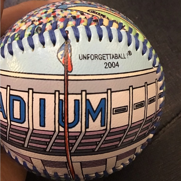 Colorful Baseball Art Piece - Picture 2 of 4